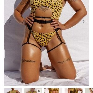 CXIX Buckle Up Garter Top and Bottoms